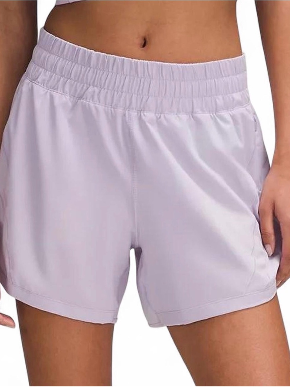NWT lululemon track that shorts